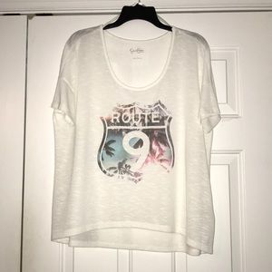 Jessica Simpson, “Route 9” White Shirt, NWOT.